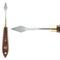 Creative Mark Stainless Steel Palette Knife Painting Tools - Paint Palette with Wooden Handle - Variety of Shapes and Sizes - 24T, 1 in